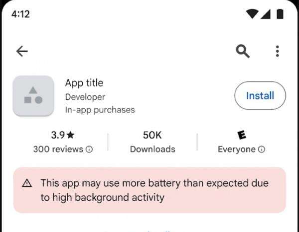Google Play Akan Segera Tampilkan Peringatan Aplikasi Boros Baterai