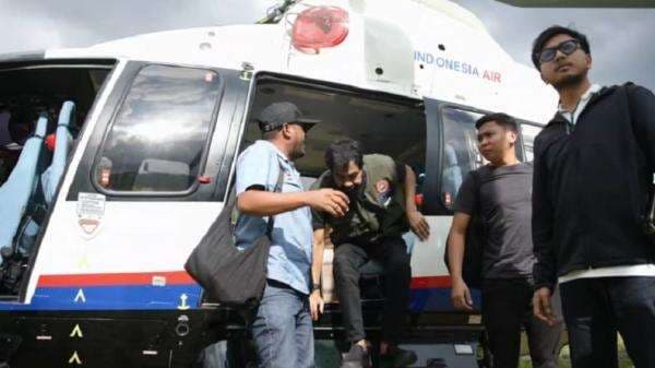 Gunakan Helikopter, Gubernur Aceh Datangi Nagan Raya Lokasi Parah Terdampak Banjir