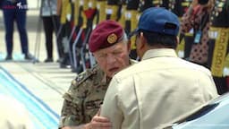 Kenakan Baret Merah, Raja Abdullah Pulang ke Yordania Diantar Prabowo hingga Lanud Halim