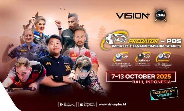 Jadwal Predator - PBS World Championship Series 2025 di VISION+, Klik di Sini!