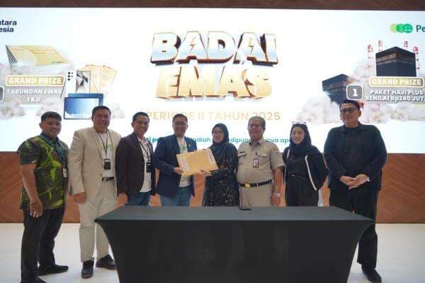 Banjir Hadiah di Awal Tahun, Pengundian Badai Emas Pegadaian Periode II Tahun 2025 Digelar