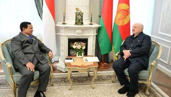 Prabowo Singgah di Belarus, Bahas Kerja Sama Strategis