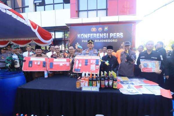 Operasi Pekat 2 Pekan Ramadan, 131 Kasus Diungkap Polres Bojonegoro