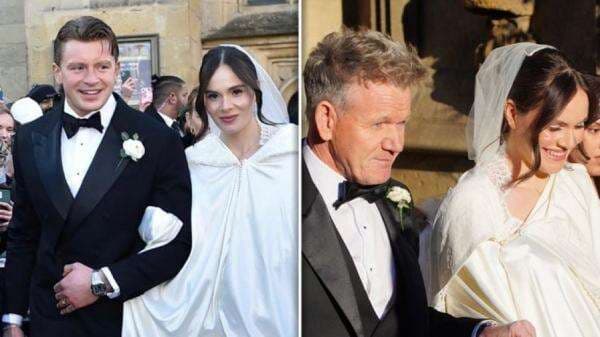 Selamat! Putri Gordon Ramsay Resmi Menikah dengan Perenang Adam Peaty
