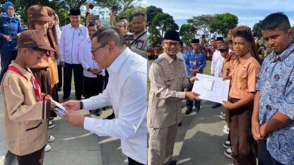 BAZNAS dan Pemko Bukittinggi Salurkan Zakat Rp281 Juta untuk 562 Siswa Kurang Mampu
