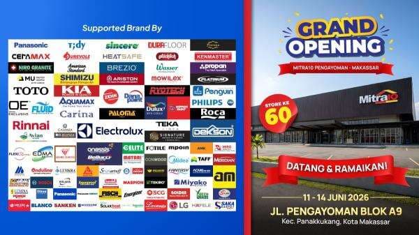 Grand Opening Mitra10 Pengayoman, One Stop Shopping #SelengkapItu dengan Promo Menarik