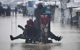 Gaza Diterjang Badai Byron, 14 Orang Tewas