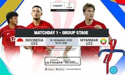 Jadwal dan Link Live Streaming Timnas Indonesia U-22 vs Myanmar U-22, Ekslusif di Vision+