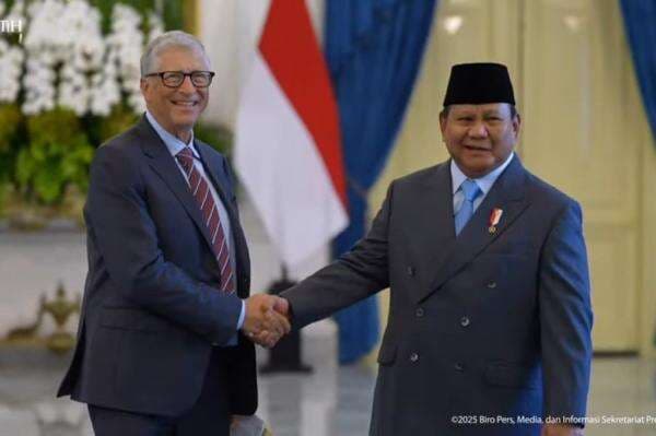 Prabowo Bocorkan Hasil Pertemuan dengan Bill Gates Soal Pengembangan Vaksin TBC di Indonesia 