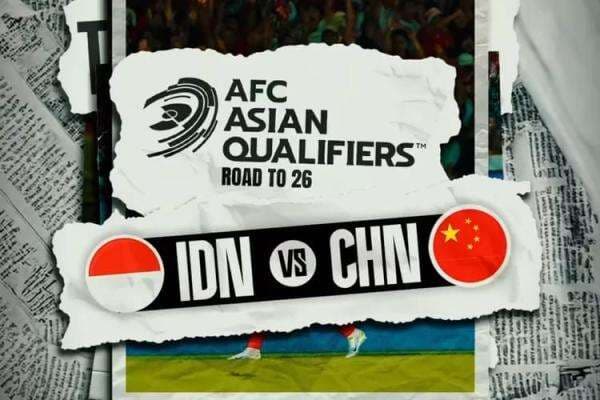 Link Live Streaming Timnas Indonesia vs China: Perebutan Tiket Piala Dunia 2026 di SUGBK