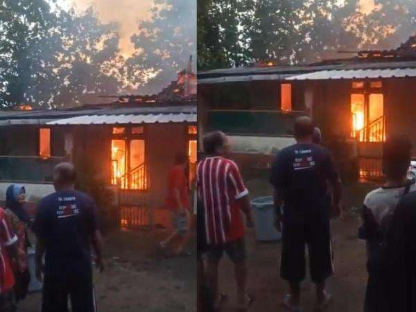 Kebakaran Menghanguskan Rumah Nenek di Ponorogo, Begini Kronologinya