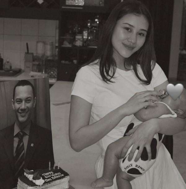 Aaliyah Massaid Tulis Pesan Menyentuh di Ultah Adjie Massaid, Bikin Netizen Terharu