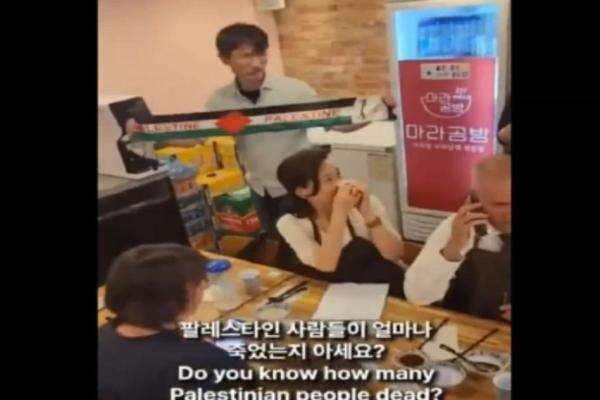 Dubes Israel Dihadang Aktivis Pro Palestina Saat Makan Malam di Seoul