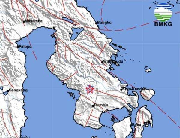 Gempa Dangkal Guncang Kolaka Timur Sulawesi Tenggara, Pusatnya di Darat