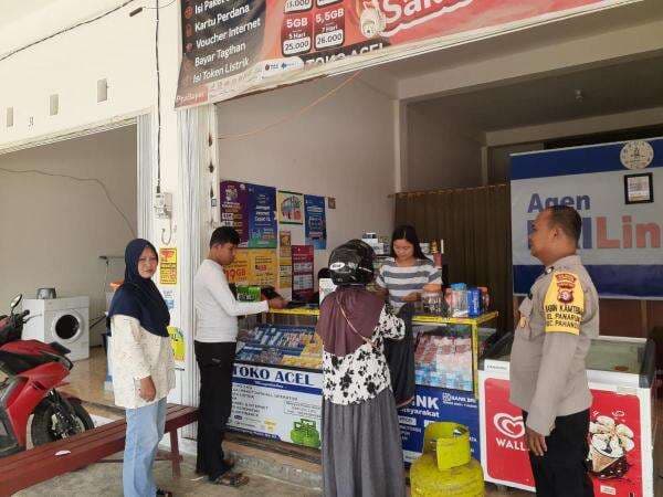 Sigap Tanggapi Laporan Warga, Bhabinkamtibmas Panarung Telusuri Dugaan Uang Palsu