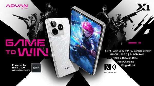 Ponsel Gaming Lokal Advan X1 Resmi Meluncur dengan Harga Rp1 Jutaan, Intip Spesifikasinya Ponsel Gaming Lokal Advan X1 Resmi Meluncur dengan Harga Rp1 Jutaan, Intip Spesifikasinya