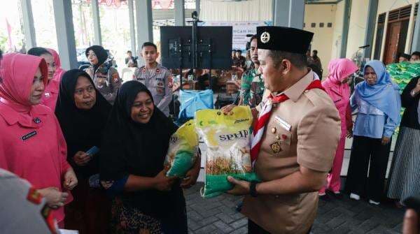 Sediakan Beras Murah, Gerakan Pangan di Jombang Disambut Antusias Masyarakat