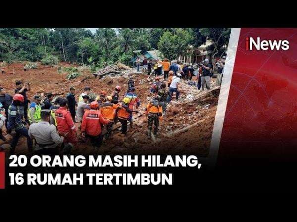 20 Warga Masih Hilang dalam Longsor Cilacap, Evakuasi Dihentikan Sementara karena Hujan