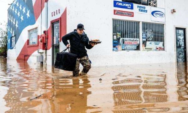 Banjir dan Tanah Longsor, Los Angeles dan 5 Wilayah California Darurat Bencana