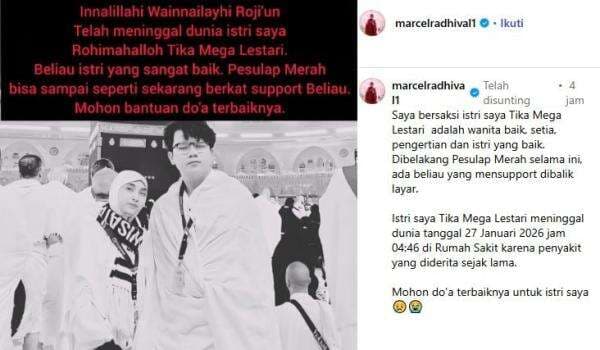 Innalillahi, Istri Pesulap Merah Tika Mega Lestari Meninggal Dunia