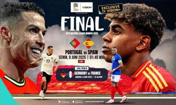 Jadwal dan Link Live Streaming Portugal vs Spanyol di Final UEFA Nations League Dini Hari Nanti