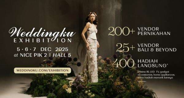 Weddingku Exhibition Hadir di NICE PIK 2, Raih Hadiah Langsung dari 5-7 Desember 2025