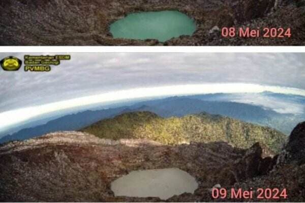 Air Kawah Gunung Dempo Berubah Warna Semalam, Begini Penjelasan PVMBG