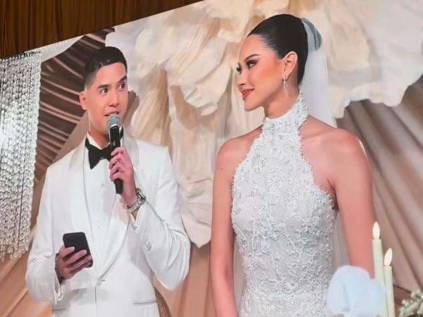 Kocak! Al Ghazali Bikin Pantun untuk Alyssa Daguise di Momen Resepsi, Singgung Bayar Cicilan