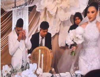 Air Mata Al Ghazali Pecah di Acara Resepsi Pernikahan, Netizen Auto Terharu