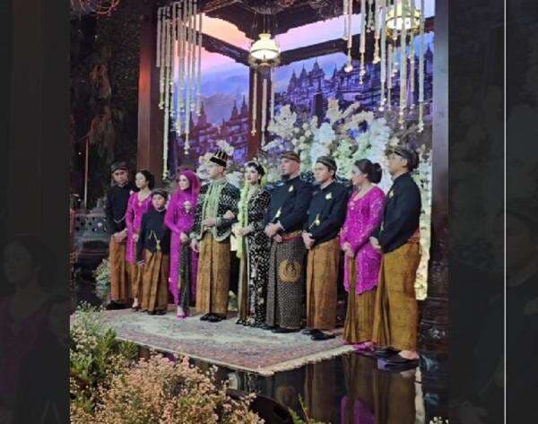 Dekorasi Ngunduh Mantu Al Ghazali dan Alyssa Daguise Kental Nuansa Adat Jawa