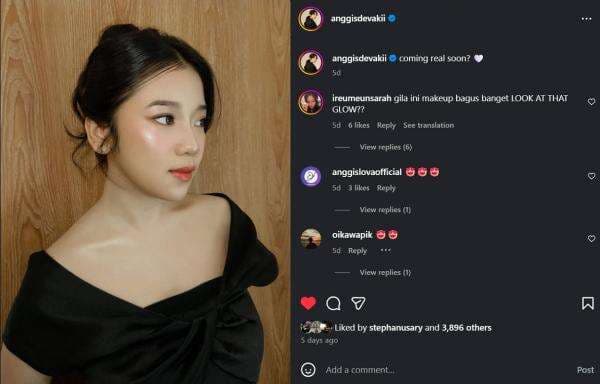 Anggis Devaki Unggah Foto Selfie dengan Caption Misterius, Isyarat Album Baru?