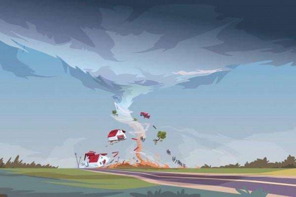 Diterjang Hujan Disertai Angin Kencang, Puluhan Rumah di Lampung Rusak Berat