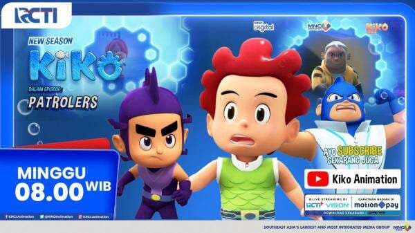 Animasi KIKO Episode Patrolers, Minggu Pagi di RCTI