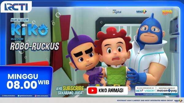 Animasi KIKO Season 4 dalam Episode Robo Ruckus, Hanya di RCTI