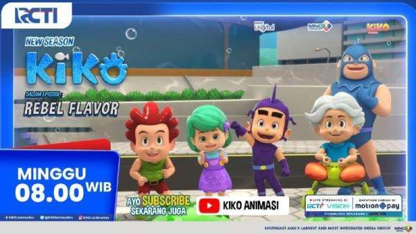 Animasi KIKO dalam Episode Rebel Flavor, Hanya di RCTI