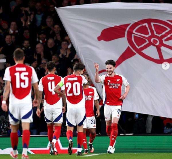 Jadwal Siaran Langsung Arsenal vs PSG di Semifinal Liga Champions 2024-2025: Declan Rice Cs Bungkam Les Parisiens?