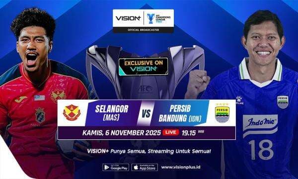 Live RCTI! Jadwal Persib vs Selangor FC Main Jam Berapa Malam Ini?