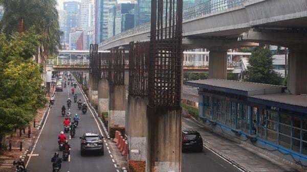 Polda Metro Siapkan Rekayasa Lalin saat Pembongkaran Tiang Monorel di Jaksel