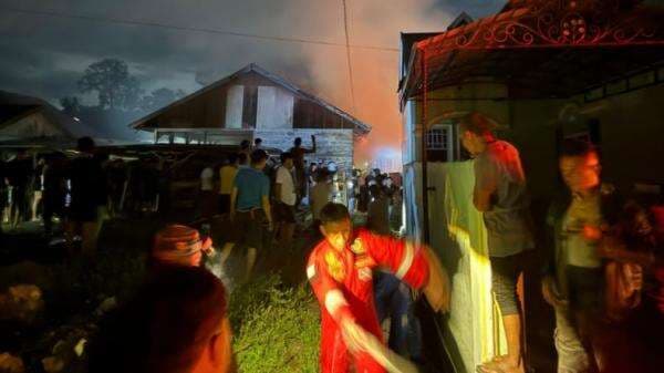 ODGJ Diduga Akibatkan Rumah di Kolaka Ludes Terbakar