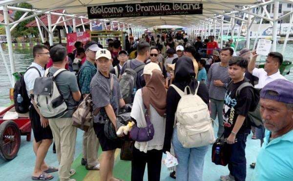 Libur Nataru, Kepulauan Seribu Masih Diminati Ribuan Wisatawan