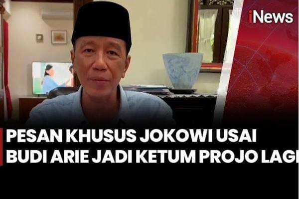 Pesan Jokowi untuk Projo, Selalu Semangat Bekerja untuk Rakyat Indonesia