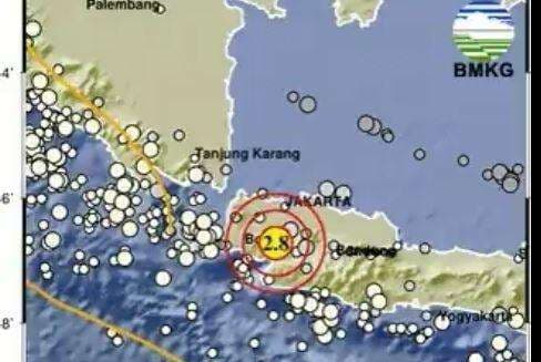 BMKG Pusat Gempa Terkini 2 Menit yang Lalu M 2,8 Guncang Bogor