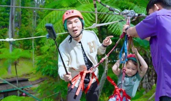 Momen Lucu Liburan Aletha Abew: Dari Teriak di Udara Sampai Kaki Becek