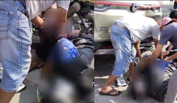 Kecelakaan Maut di Jalan Gajahmada Bojonegoro, Motor GL Max Tabrak HR-V, 1 Korban Meninggal