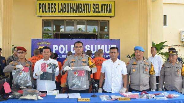 Polres Labusel Bekuk Komplotan Perampok Truk Tangki Bermuatan Asam Tinggi, Terancam 5 Tahun Penjara