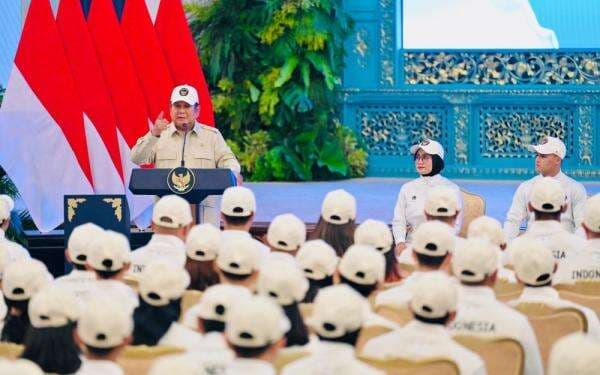 Pesan Prabowo ke Kontingen SEA Games: Kumandangkan Indonesia Raya di Hadapan Bangsa Lain