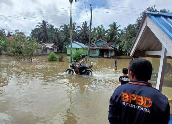 Banjir Terjang 8 Desa Buton Sultra, 2.027 Jiwa Terdampak
