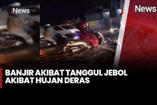 Banjir Bandang di Cianjur akibat Tanggul Sungai Jebol, Akses Jalan Lumpuh