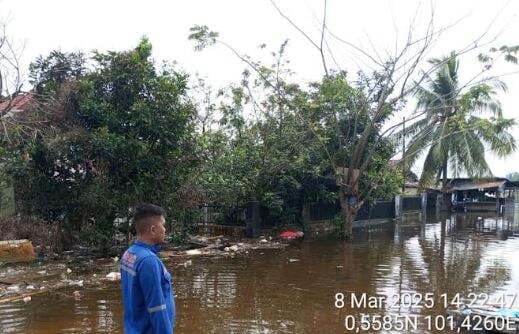 Banjir Masih Genangi Sejumlah Rumah Warga di Pekanbaru