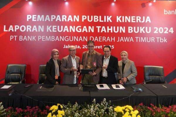 Bank Jatim Sukses Catatkan Laba Bersih Terbesar dibanding BPD Lainnya
